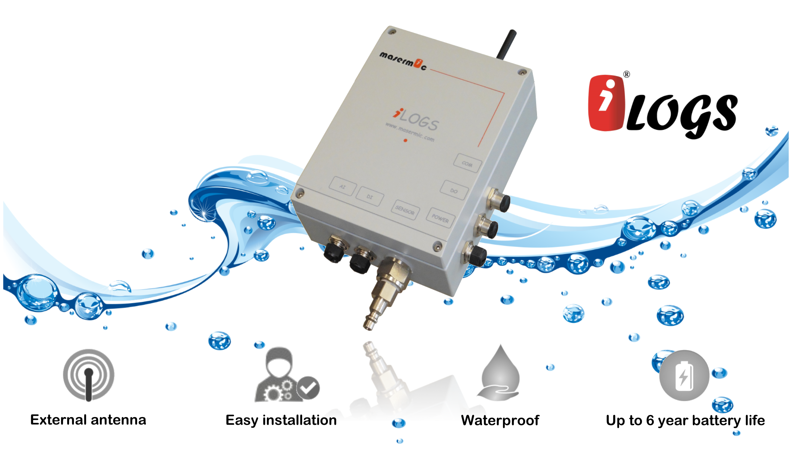 3G dataloggers for the remote monitoring of water facilities